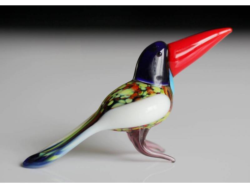 vetro-gallery-glassculptuur-vogel-toekan-blauwe-ko