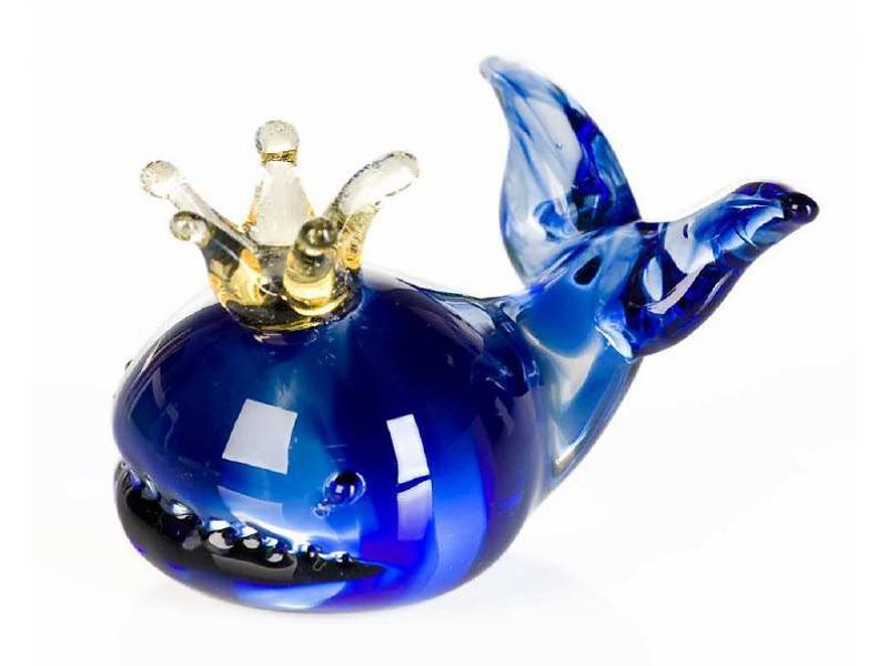 vetro-gallery-glassculptuur-walvis-met-kroontje