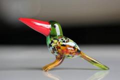 vetro-gallery-glassculptuur-vogel-toekan-groene-ko