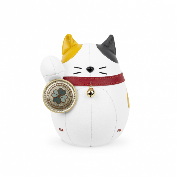 ZUPV0347-0106-Lucky-Cat-Fuu-clover-white-ochre-3